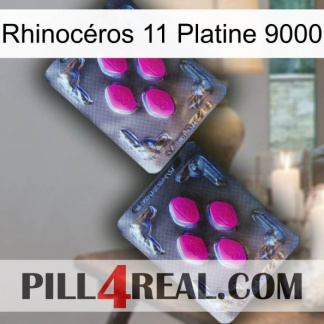 Rhinocéros 11 Platine 9000 01
